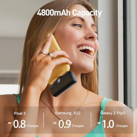 แบตเตอร์รี่สำรอง IWALK LINKPOD PRO 4800 MAH หัวชาร์จไร้สาย หัว TYPEC สี BLACK_3