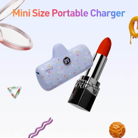 แบตเตอร์รี่สำรอง IWALK LINKPOD PRO 4800 MAH หัวชาร์จไร้สายหัว หัวชาร์จ LIGHTNING สี PURPLE CANDY_5