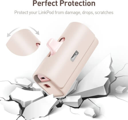 เคสซองหนัง IWALK LINKPOD BAG สีชมพู สำหรับใส่แบตสำรองแบบพกพา_5