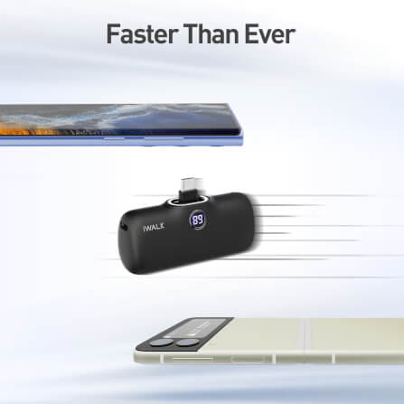 แบตเตอร์รี่สำรอง IWALK LINKPOD PRO 4800 MAH หัวชาร์จไร้สาย หัว TYPEC สี BLACK_6