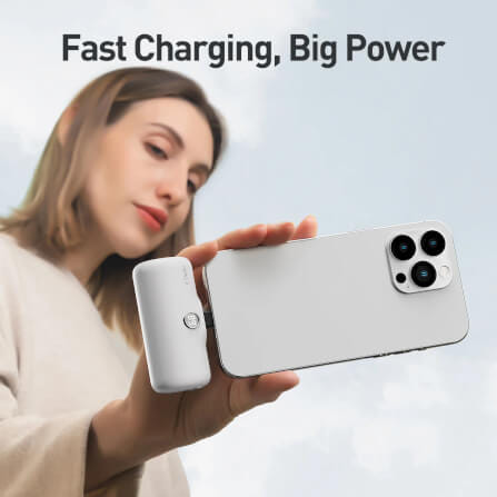 แบตเตอร์รี่สำรอง IWALK LINKPOD PRO 4800 MAH หัวชาร์จไร้สายหัว หัวชาร์จ TYPE C สี WHITE_8