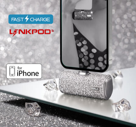 แบตเตอร์รี่สำรอง IWALK SECRET4500 MAH หัวชาร์จไร้สายหัว หัวชาร์จ LIGHTNING สี SILVER DIAMOND_11