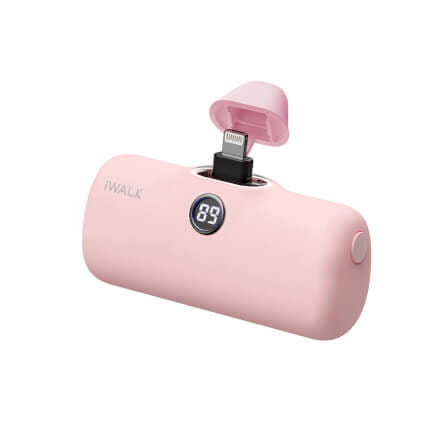 แบตเตอร์รี่สำรอง IWALK LINKPOD PRO 4800 MAH หัวชาร์จไร้สายหัว หัวชาร์จ LIGHTNING สี PINK_11