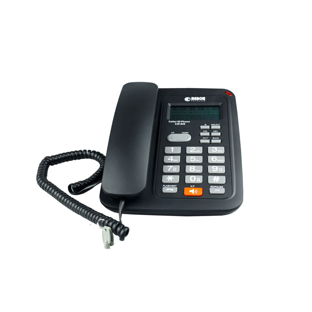 โทรศัพท์บ้านโชว์เบอร์โทรเข้า  REACH รุ่น CID 615 สีดำ_3