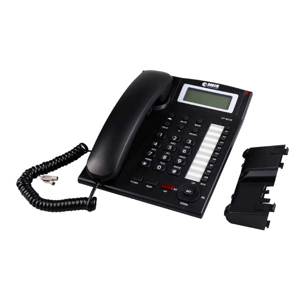 โทรศัพท์บ้านโชว์เบอร์โทรเข้า  REACH รุ่น CP-B036 สีดำ_5