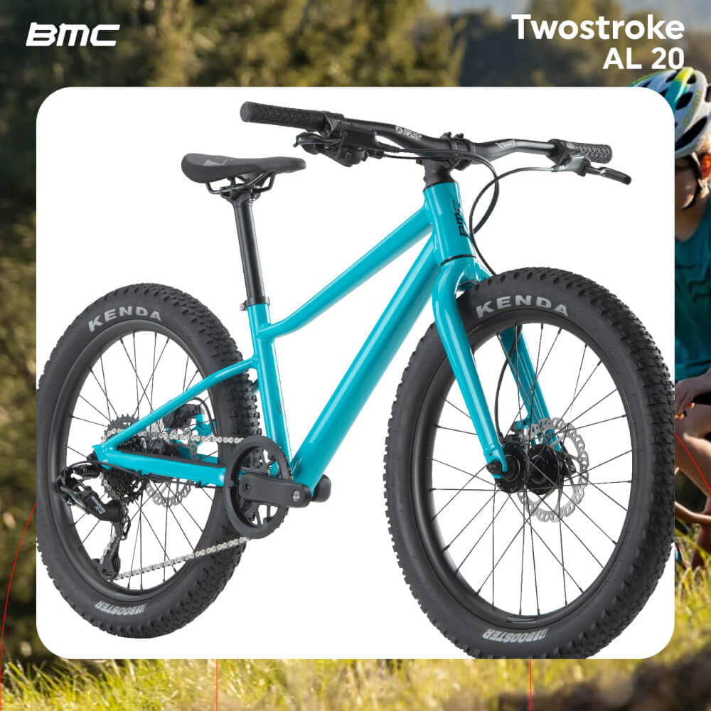 รถจักรยานเด็ก BMC รุ่น TWOSTROKE AL ไซส์ 20" - TURQUOISE BLACK (ไม่ประกอบ)