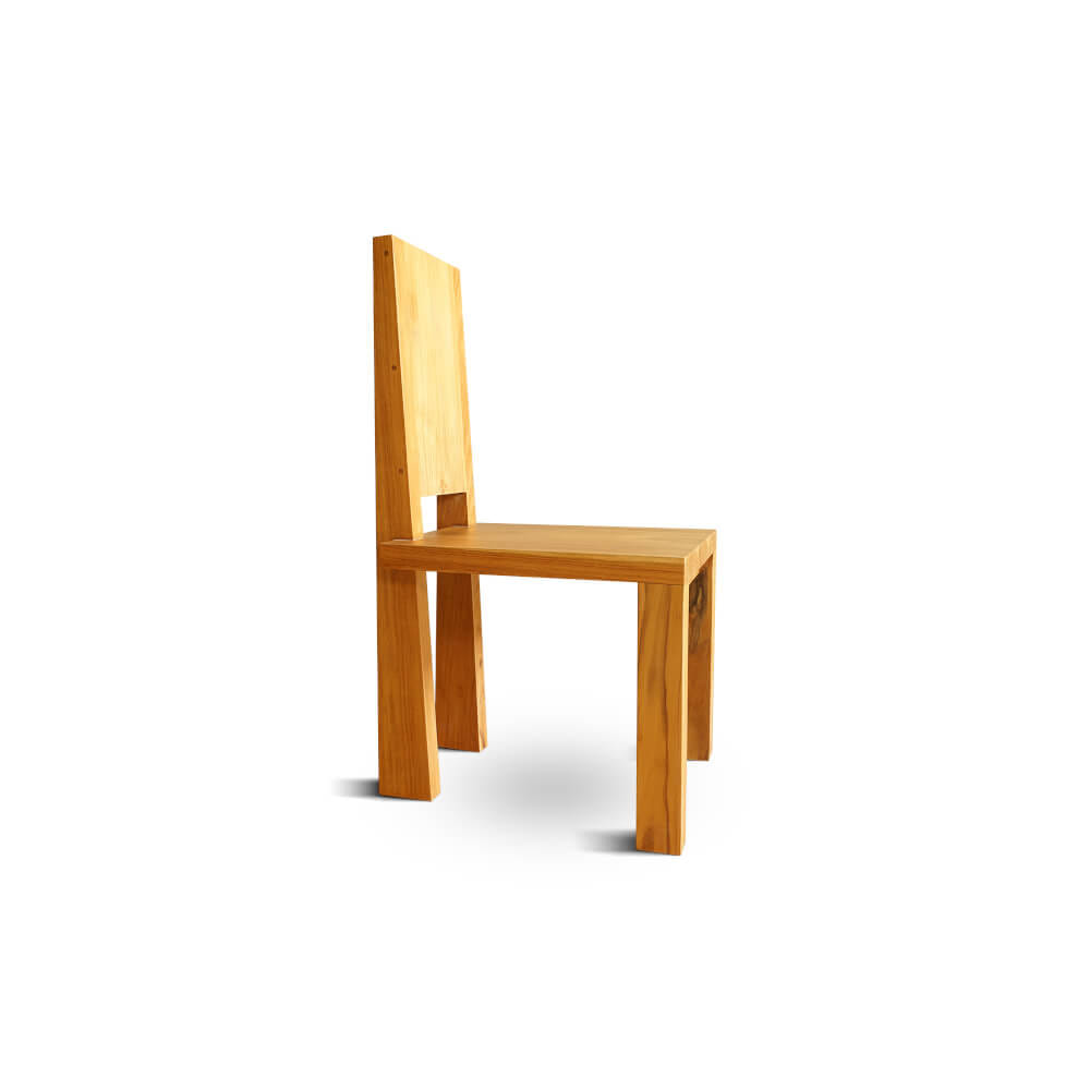 เก้าอี้ทานข้าวไม้สักแท้ ARTIWOOD รุ่น CL02 เก้าอี้ไม้สักดีไซน์โมเดิร์น_3