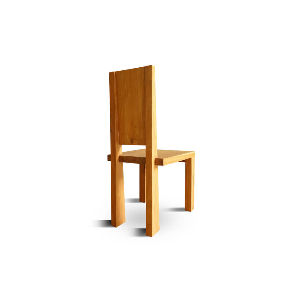 เก้าอี้ทานข้าวไม้สักแท้ ARTIWOOD รุ่น CL02 เก้าอี้ไม้สักดีไซน์โมเดิร์น_6