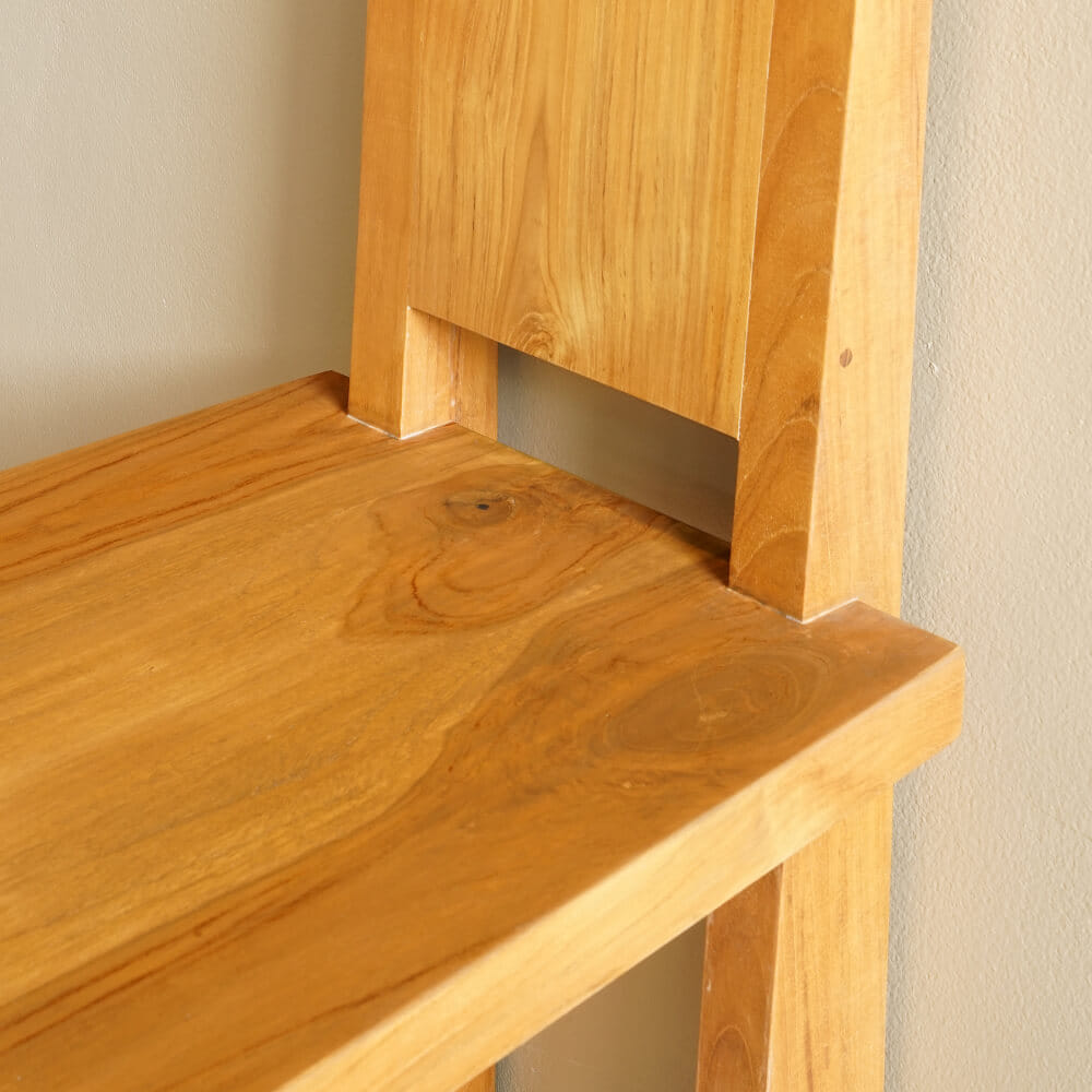 เก้าอี้ทานข้าวไม้สักแท้ ARTIWOOD รุ่น CL02 เก้าอี้ไม้สักดีไซน์โมเดิร์น_8