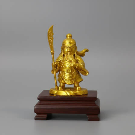 เทพเจ้ากวนอูจิ๋ว KAF AT-12 รุ่นพิทักษ์ยุติธรรม สูง 5 ซม. ทองพิทักษ์ลาภ_3