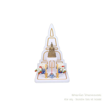 หิ้งพระตั้งโต๊ะขนาดเล็ก KAF รุ่น KAI04 ทรงเจดีย์_0