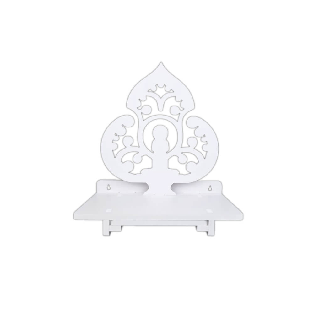 หิ้งพระมินิมอลตั้งโต๊ะและติดผนังได้ KAF รุ่น MN02-PLUS มีถาดสไลด์เพิ่มพื้นที่