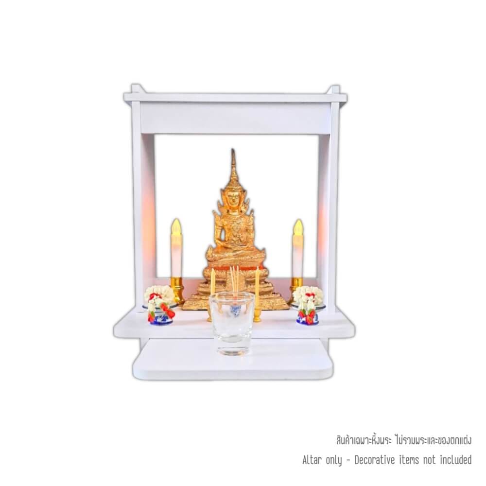 หิ้งพระมินิมอล KAF รุ่น MN06-LIGHT ไฟเปลี่ยนสีได้ พร้อมรีโมทควบคุม_0