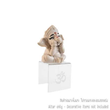 ชั้นวางพระพิฆเนศ KAF รุ่น PK01-AC ลายโอม อะคริลิคใส ขนาดเล็ก_0
