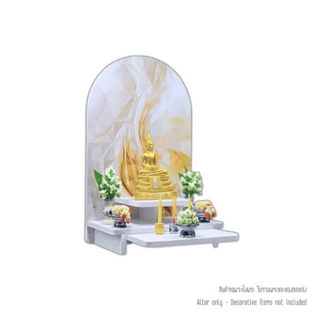 หิ้งพระโมเดิร์นตั้งโต๊ะและติดผนังได้ KAF รุ่น POLY88-UV พิมพ์ลาย UV_0