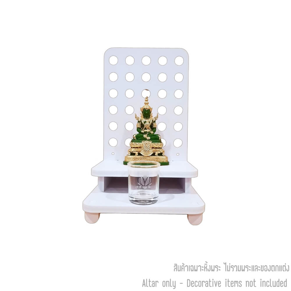 หิ้งพระมินิมอล KAF รุ่น Q5 สไตล์มูจิ แพทเทิร์นวงกลม_0