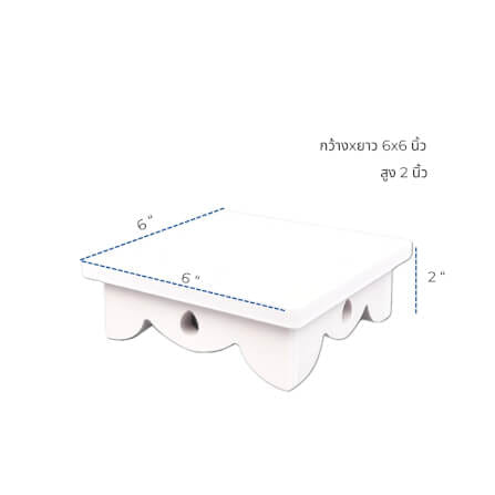ฐานรองพระสไตล์มินิมอล KAF รุ่น TM01 ขนาด 6X6 นิ้ว_5
