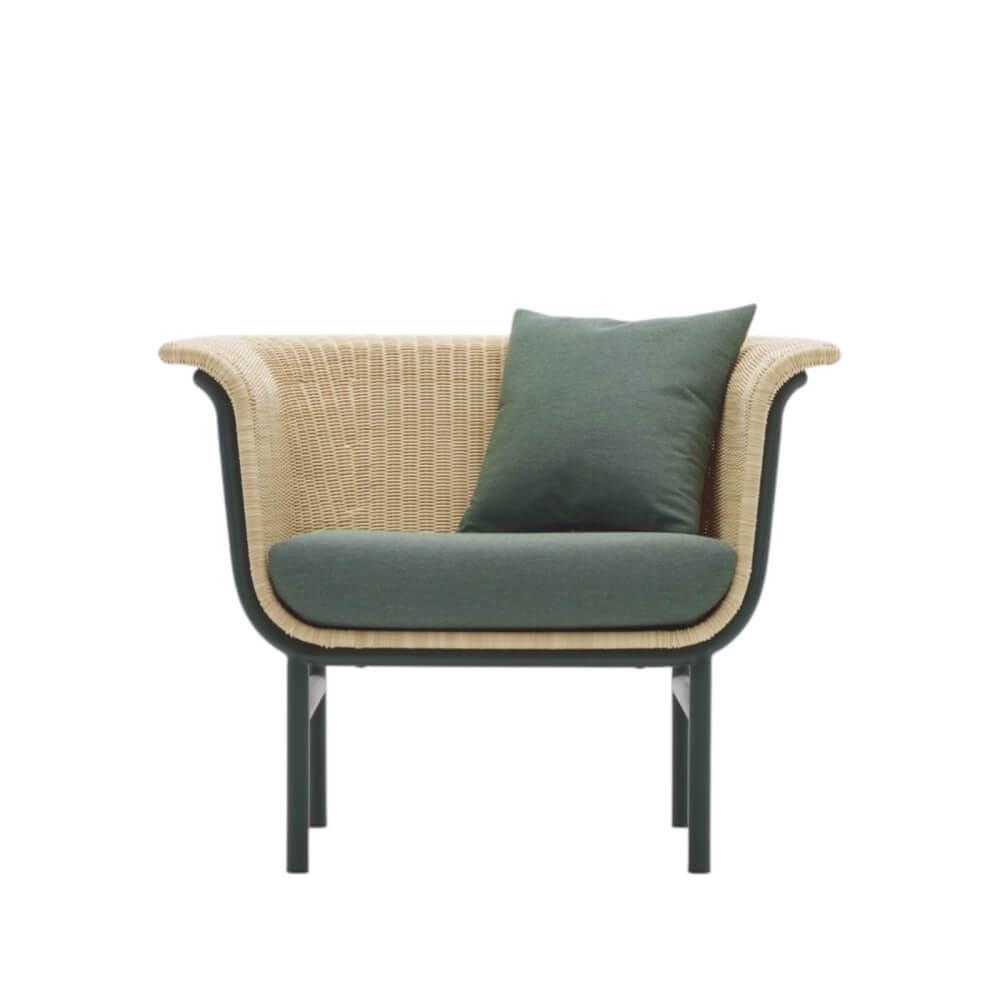 โซฟา 1 ที่นั่ง BUNISE รุ่น AMALFI ขนาด 80×75×70 ซม. สีเขียว_0