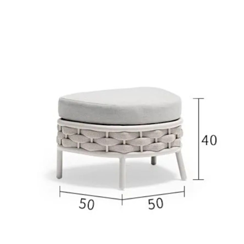 ที่วางขา BUNISE รุ่น PALMIRA  ขนาด 50×50×40 ซม. สีเทา_1