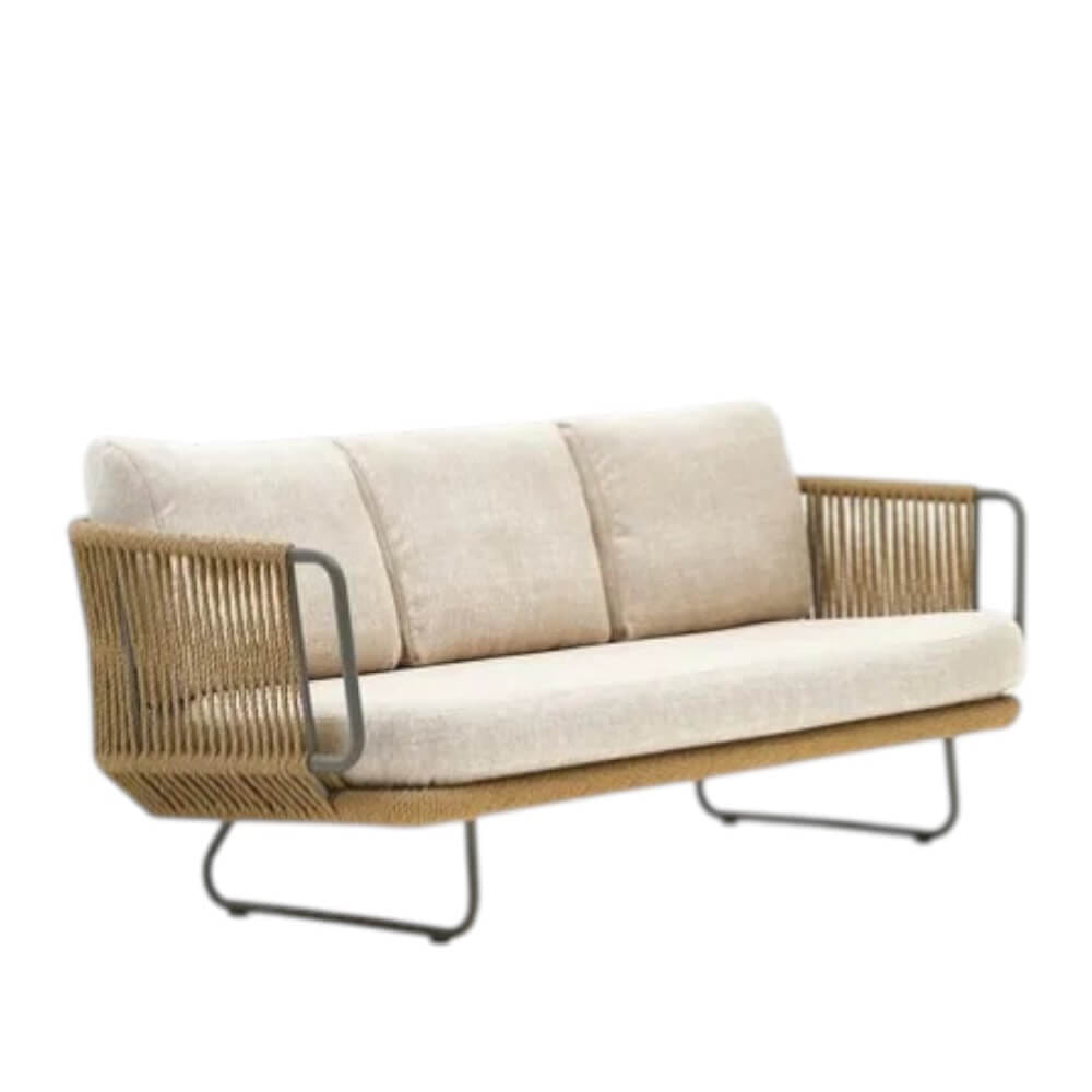 โซฟา 3 ที่นั่ง BUNISE รุ่น SUNLIT ขนาด 195&times;75&times;75 ซม. สี APRICOT