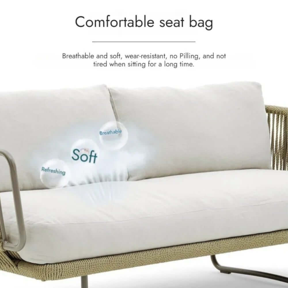 โซฟา 1 ที่นั่ง BUNISE รุ่น SUNLIT ขนาด 75×75×75 ซม. สี APRICOT_5