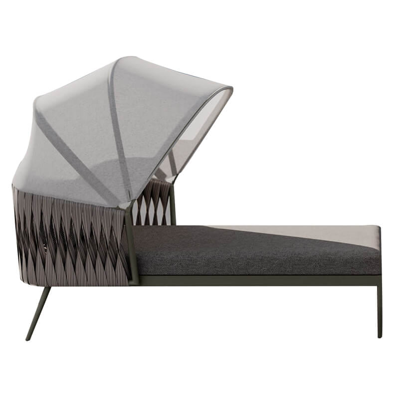 เตียงริมสระ BUNISE รุ่น CASCADE ขนาด 180×75×140 ซม. สีเทา_0