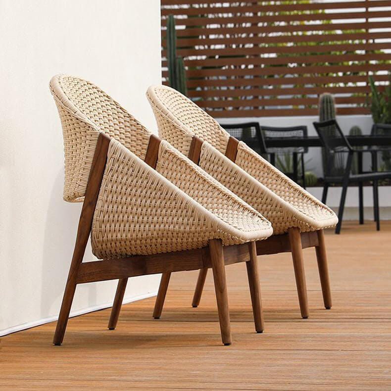 เก้าอี้สนามไม้สัก BUNISE รุ่น P79 ขนาด 60&times;80&times;85 ซม. สีน้ำตาล