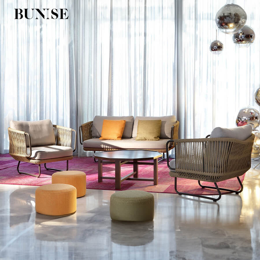 โซฟา 2 ที่นั่ง BUNISE รุ่น SUNLIT ขนาด 135×75×75 ซม. สี APRICOT_11