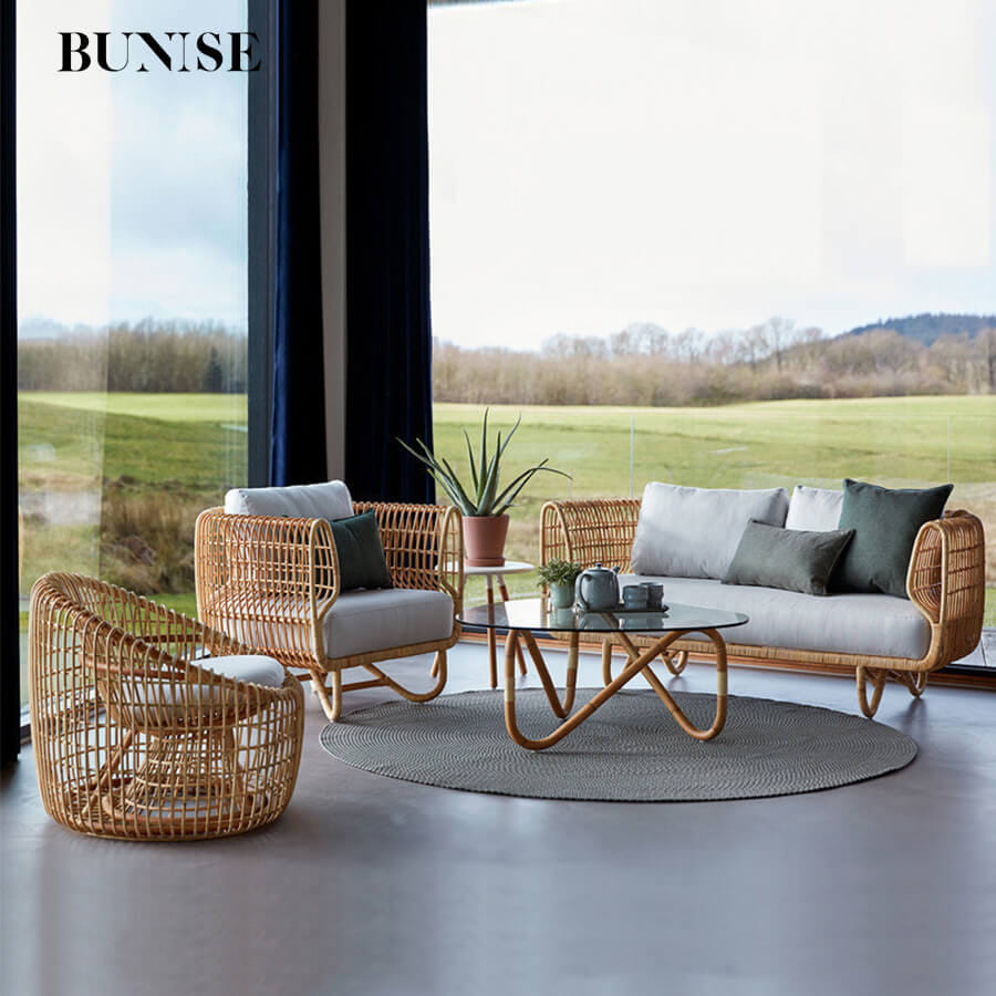 โซฟาหวาย BUNISE รุ่น P2403 ขนาด 80×80×80 ซม._5