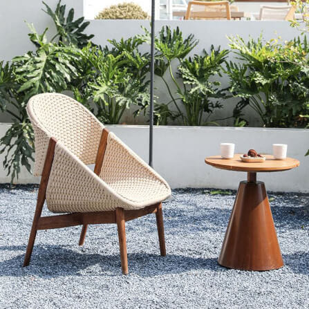 เก้าอี้สนามไม้สัก BUNISE รุ่น P79 ขนาด 60×80×85 ซม. สีน้ำตาล_1