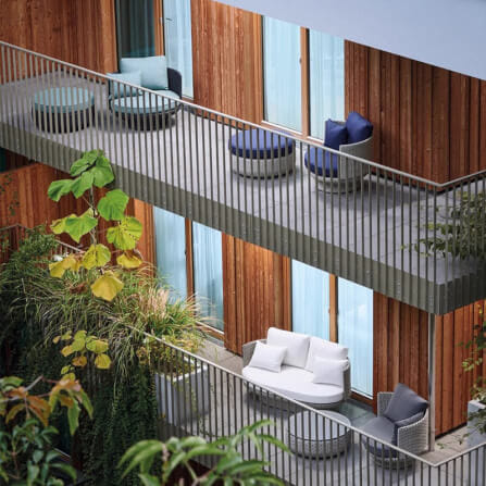 โซฟาสนาม 3 ที่นั่ง BUNISE รุ่น P66 ขนาด 185×80×77 ซม. สีเทา_2