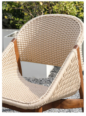 ชุดสนาม 1 ที่นั่ง BUNISE รุ่น P79 พร้อมโต๊ะ 50×55 ซม. สีน้ำตาล_6