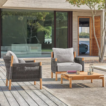 โต๊ะไม้สักเหลี่ยม รุ่น BUNISE CASSIS ขนาด 80×80×25 ซม. สีไม้_2
