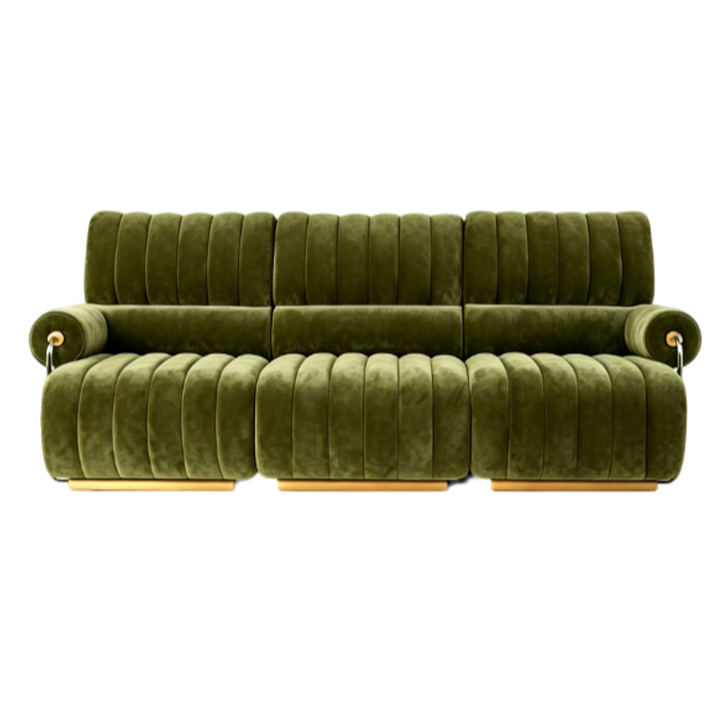 โซฟาโมดูลาร์ BUNISE MID-X 230 ซม. สีเขียว_0