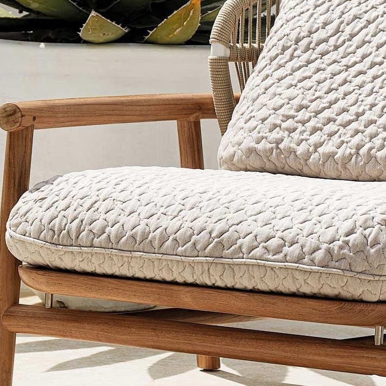 โซฟาหวาย BUNISE รุ่น X105  (โครงไม้สัก/อลูมิเนียม) ขนาด 73×80×83 ซม. สีขาว_2