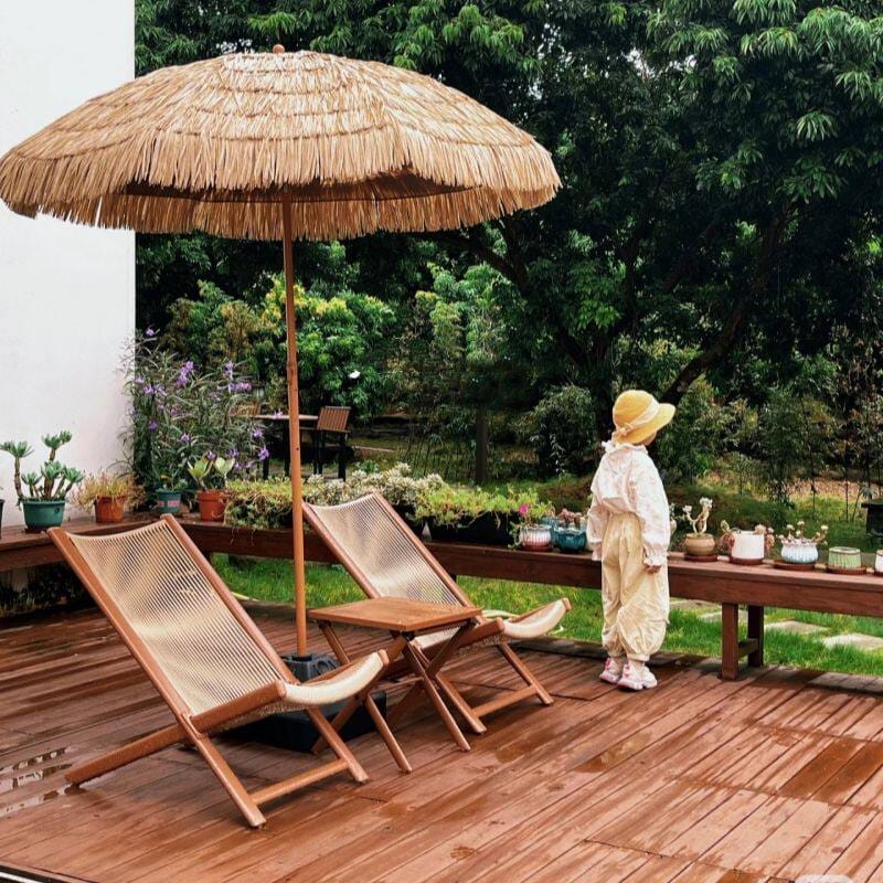 ชุดเก้าอี้พักผ่อน 2 ที่นั่ง BUNISE รุ่น SHORE ขนาด 49×80×74 ซม. สีน้ำตาล_3