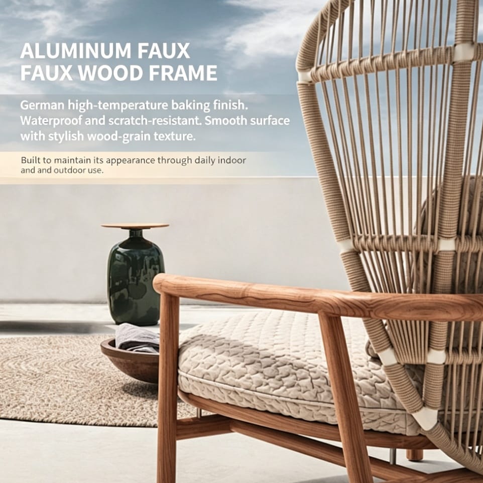 โซฟาหวาย BUNISE รุ่น X105  (โครงไม้สัก/อลูมิเนียม) ขนาด 73×80×83 ซม. สีขาว_7