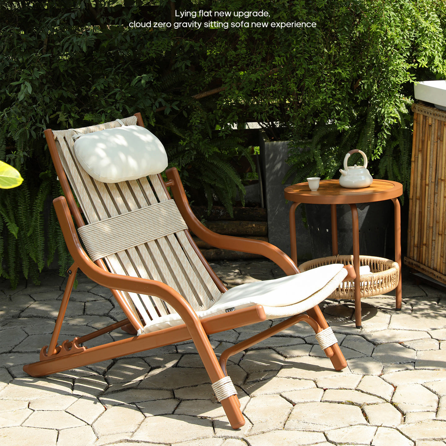 เก้าอี้พักผ่อนกลางแจ้ง BUNISE RATTAN สีขาว_12