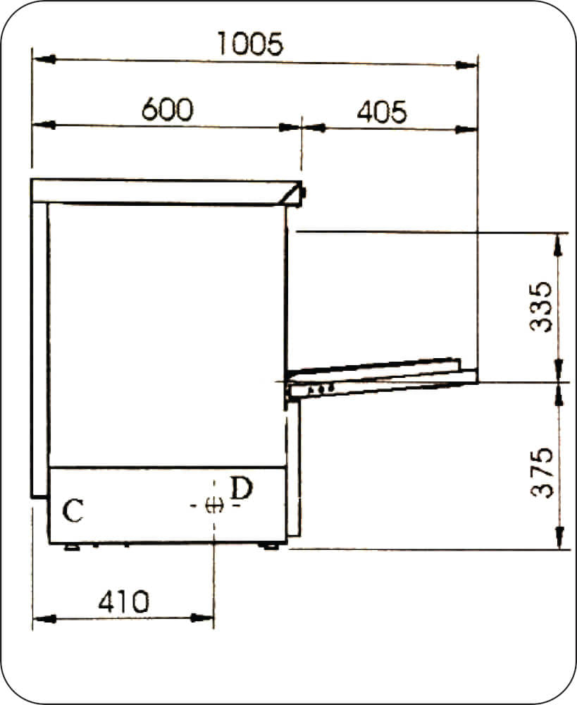 เครื่องล้างจานขนาดเล็ก ATA SRL รุ่น ATA-B31_4