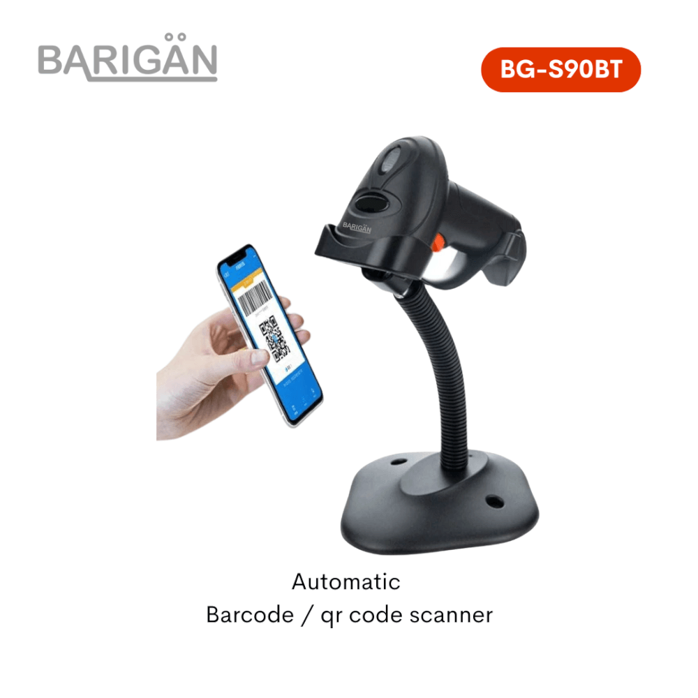 เครื่องสแกนบาร์โค้ด BARIGAN รุ่น BG-S90BT สแกนอัตโนมัติ