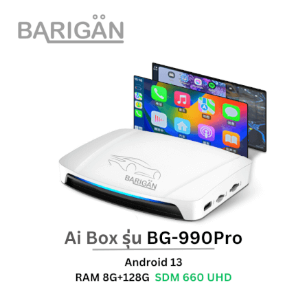 กล่องแอนดรอยด์ ในรถยนต์ BARIGAN รุ่น BG-990PRO CARPLAY AI BOX_0