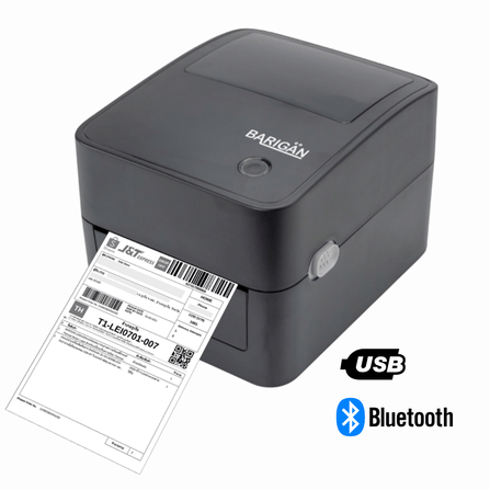 เครื่องพิมพ์ฉลากบาร์โค้ด BARIGAN รุ่น BG-IN20 THERMAL PRINTER ไม่ใช้หมึก USB+BLUETOOTH_1