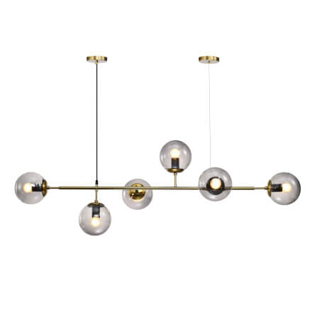 ไฟช่อ CANDLELIGHT PN-14001 สีชุบและอบเงา 6หัว_0