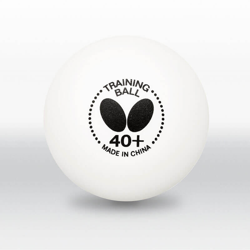 ลูกปิงปอง พลาสติก BUTTERFLY TRAINING BALL40+ บรรจุ 6 ลูก สีขาว_2
