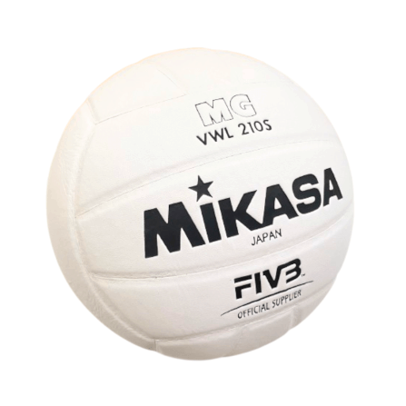 วอลเลย์บอล MIKASA VWL210S หนังอัด  HIGH GRADE SYNTHETIC LEATHER สีขาว มอก. เบอร์ 5_2