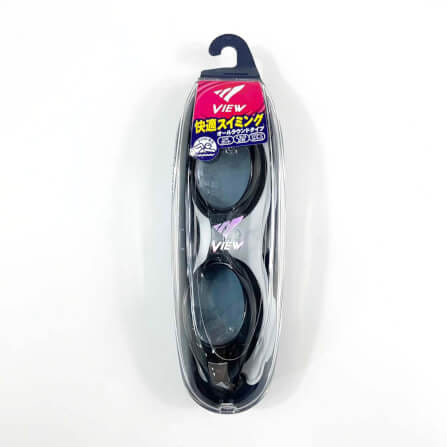 แว่นตาว่ายน้ำ VIEW รุ่น V500A BK เลนส์ช่วยป้องกันรังสี UV เคลือบสารป้องกันการเกิดฝ้า_3