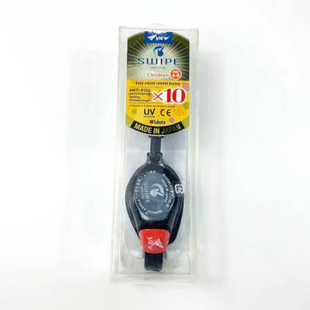 แว่นตาว่ายน้ำเด็ก VIEW รุ่น V730JASA BKR เหมาะสำหรับเด็กอายุ 4-9 ปี_3