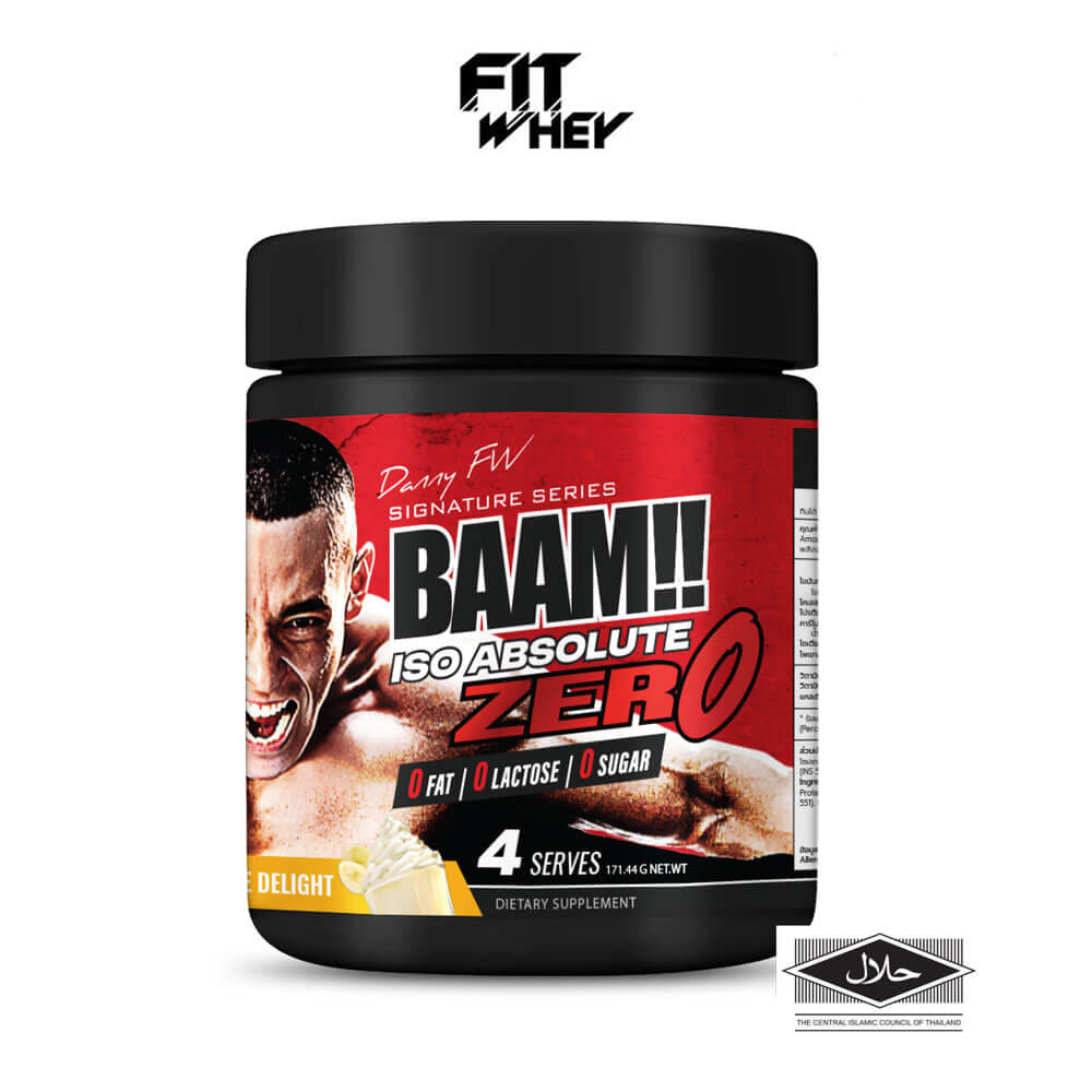 เวย์โปรตีนไอโซเลท BAAM ISO ABSOLUTE ZERO - 4 SERVINGS BANANA_0
