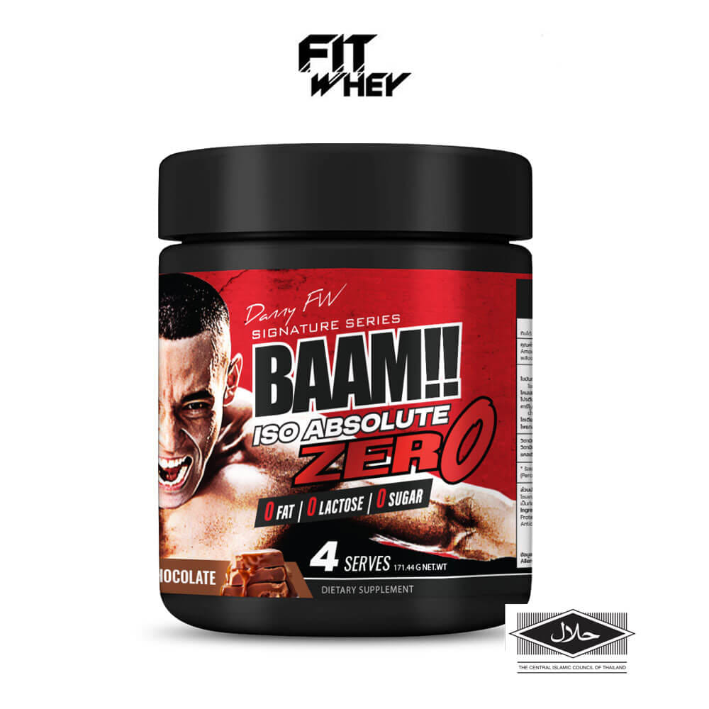 เวย์โปรตีนไอโซเลท BAAM ISO ABSOLUTE ZERO - 4 SERVINGS RICH CHOCOLATE_0