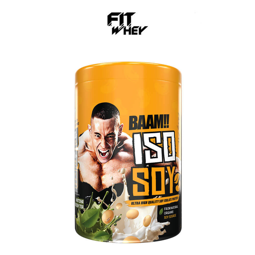 โปรตีนถั่วเหลือง BAAM ISO - SOY - 1 LB MATCHA GREEN TEA_0